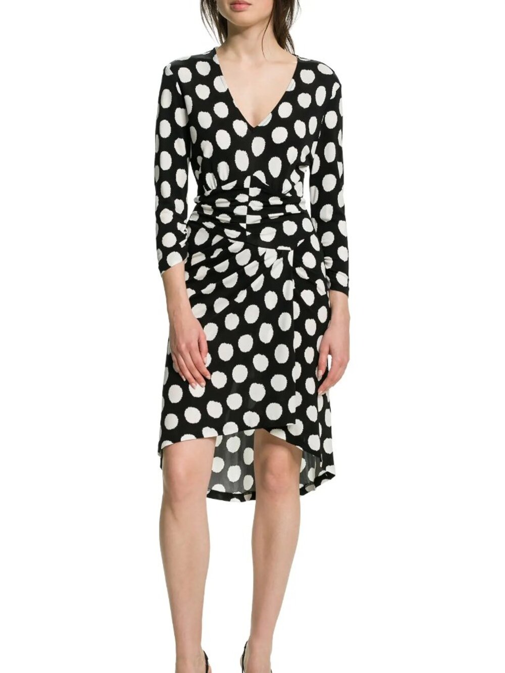 EUC Diane von Furstenberg polka dot dress, XL